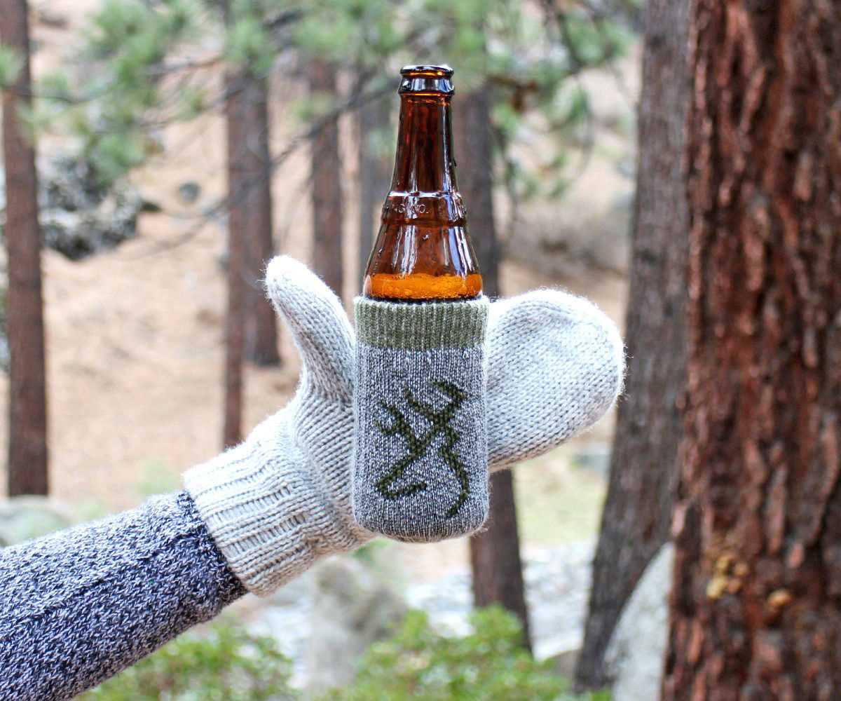 Beer mitt knitting pattern