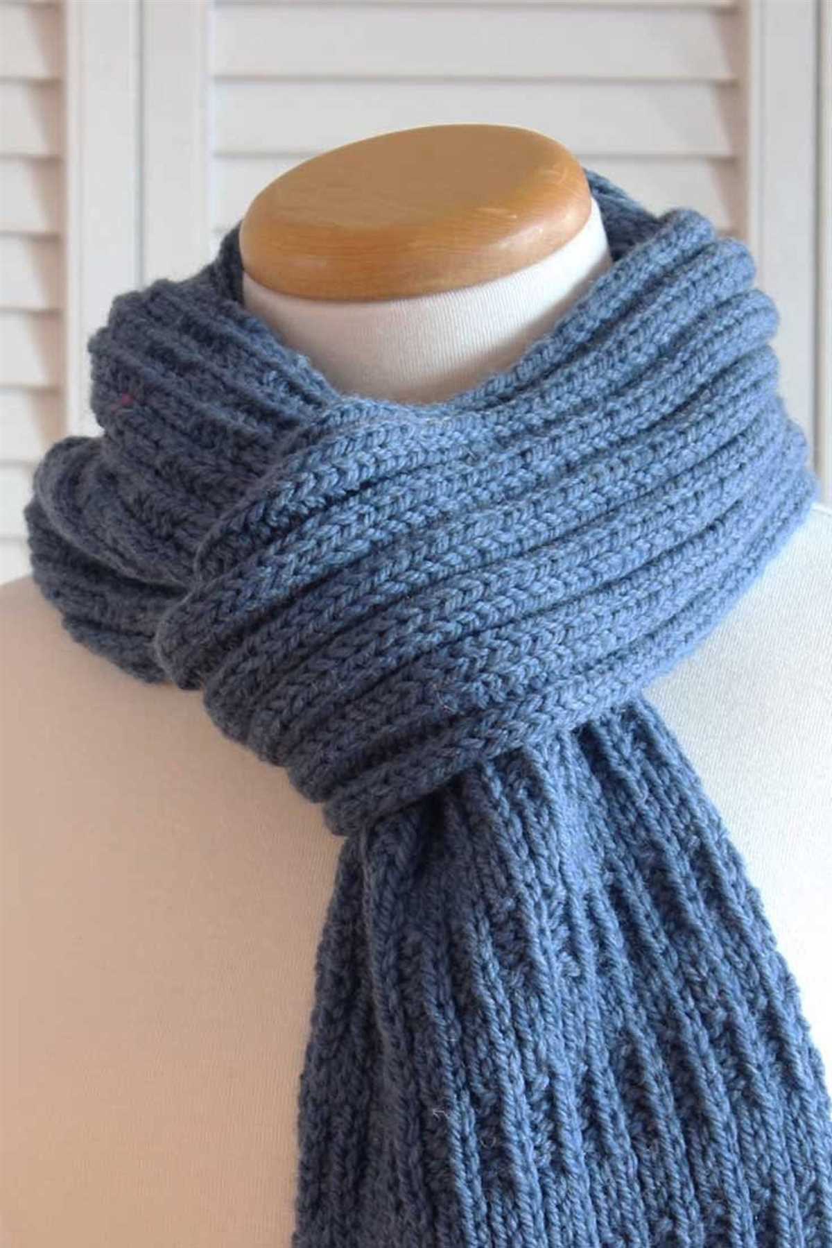 Free knitted scarf pattern