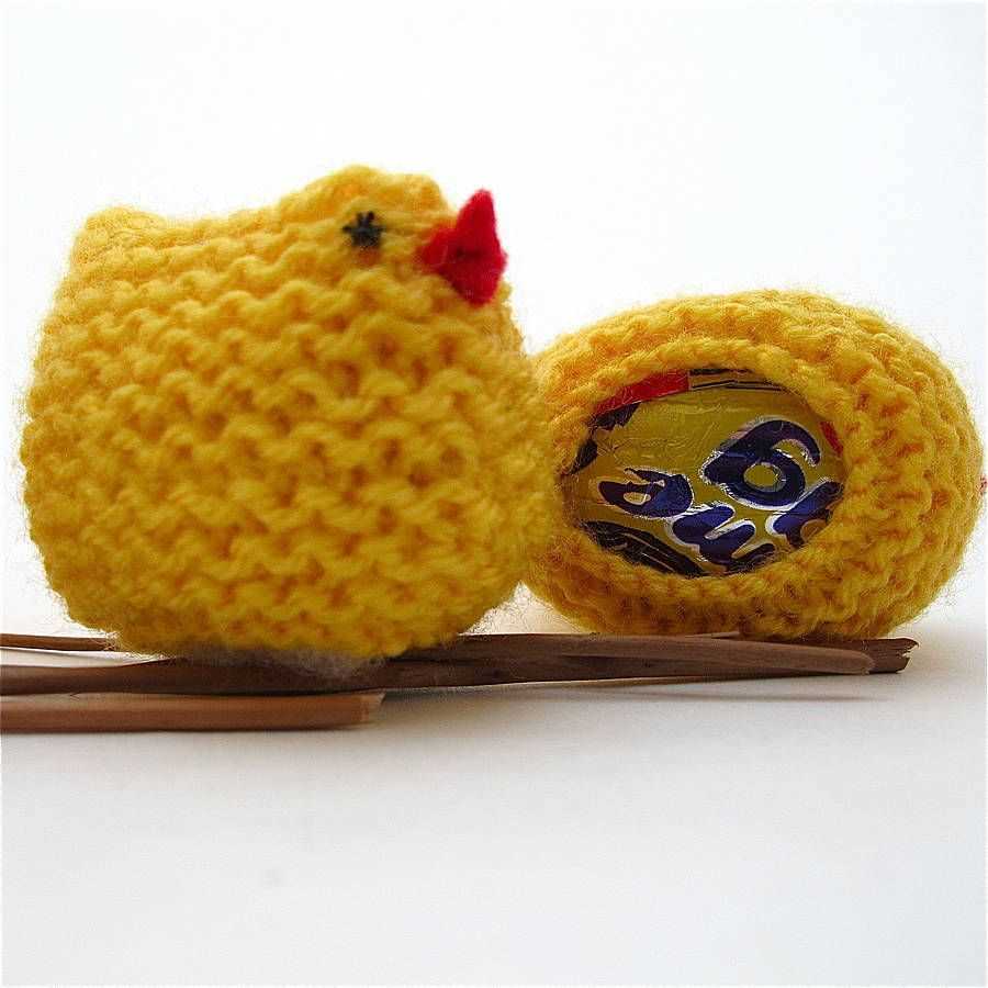 Chick and egg knitting pattern