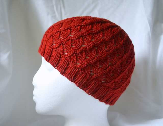 Knitting in the round hat pattern