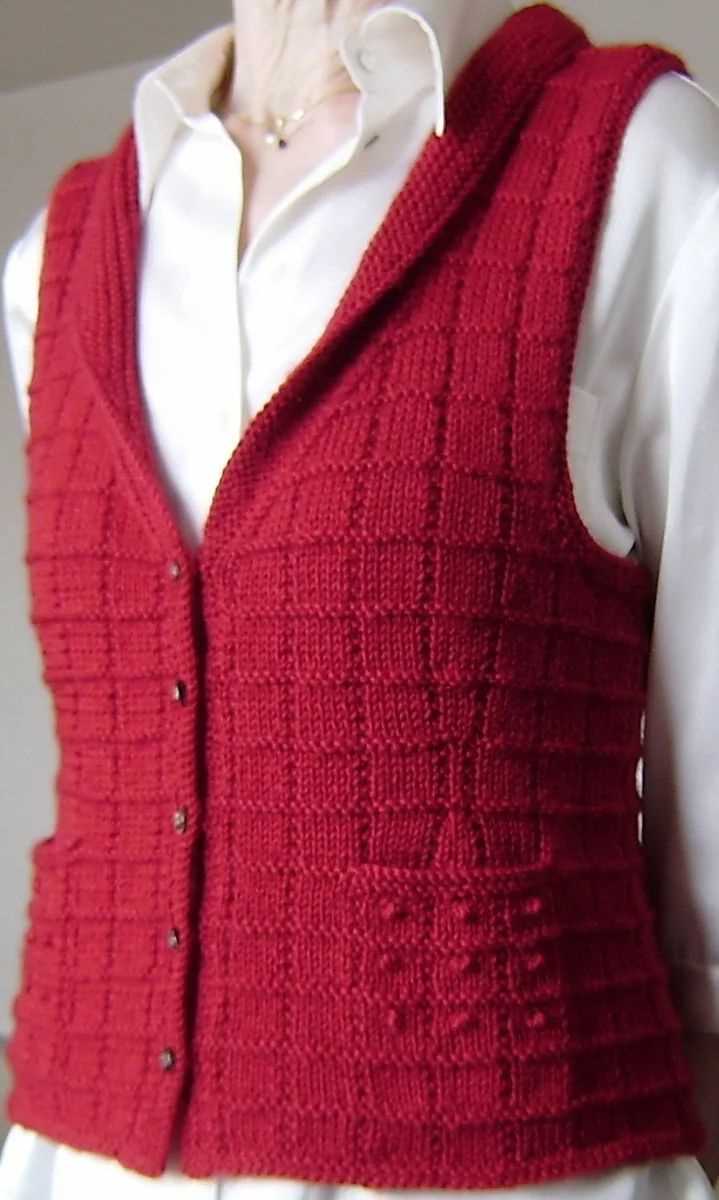 Knitting patterns free vest