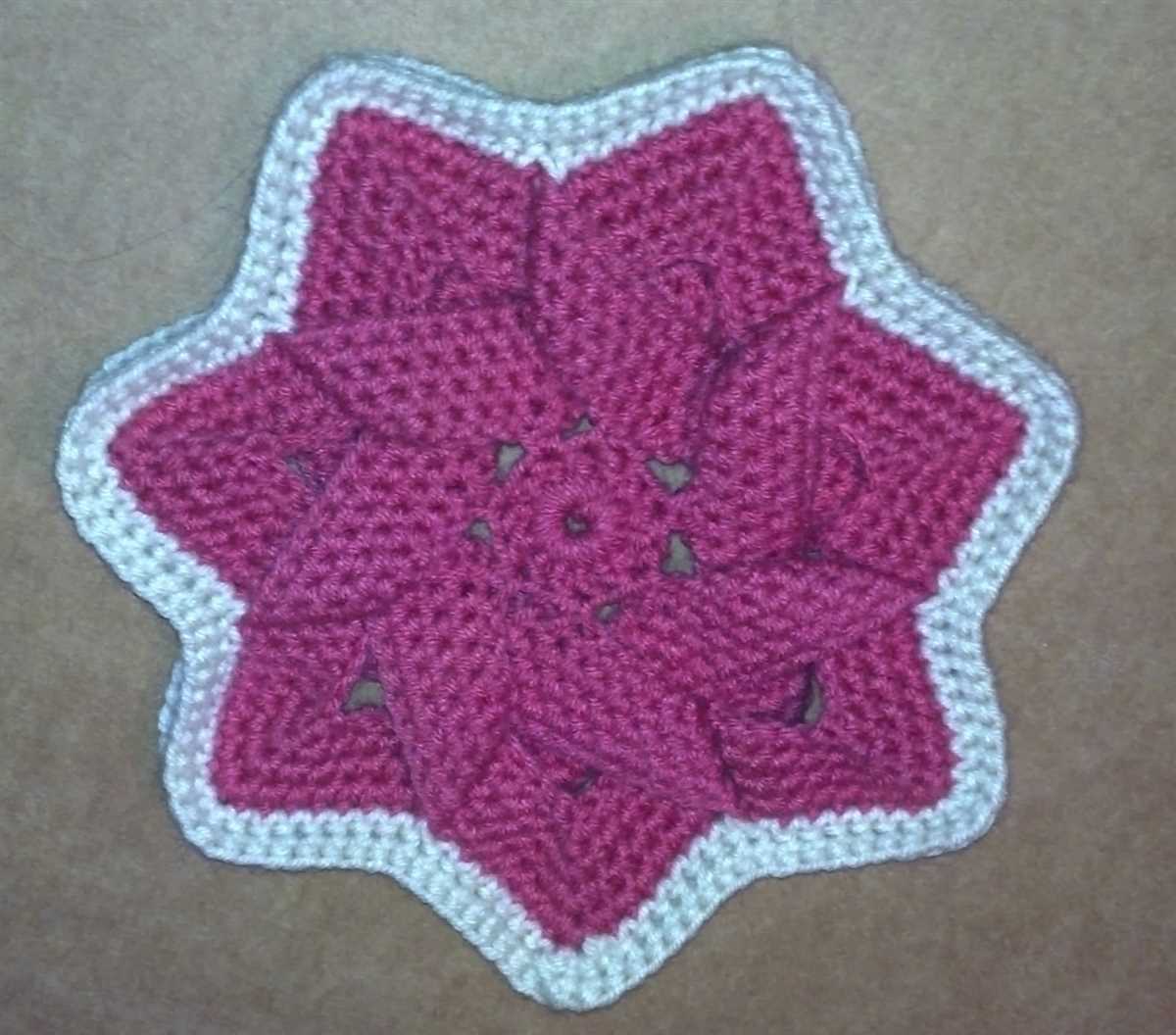 Knit hot pad pattern