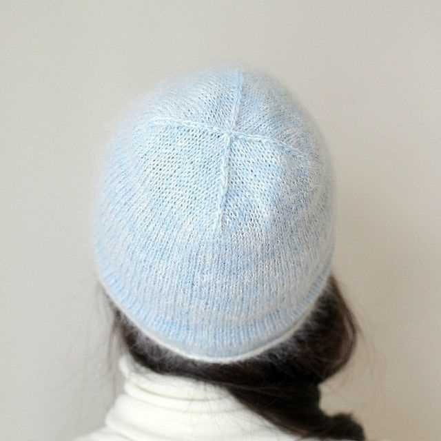 Rolled brim knit hat pattern free
