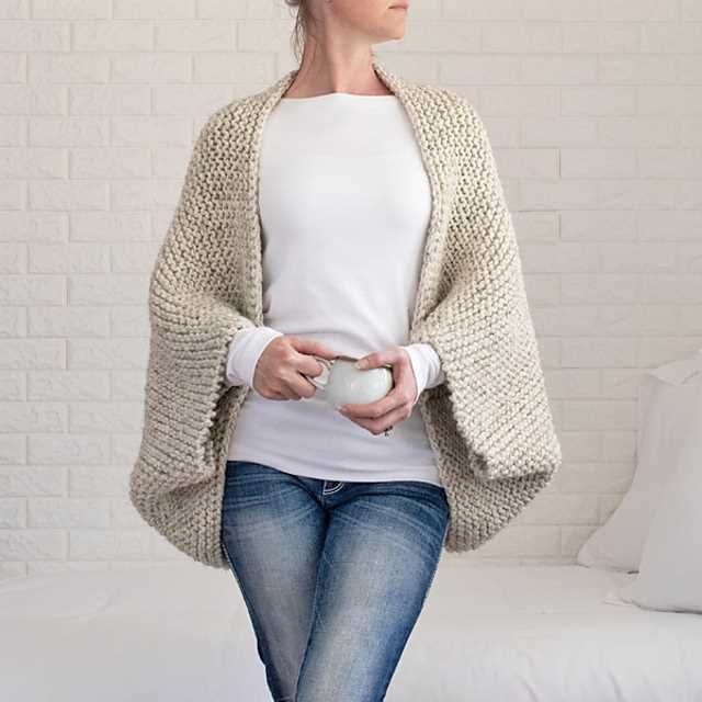 Scoop shrug knitting pattern free