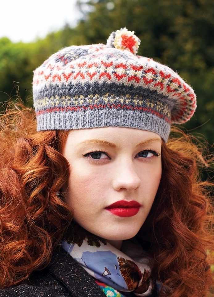 Fair isle beret knitting pattern free