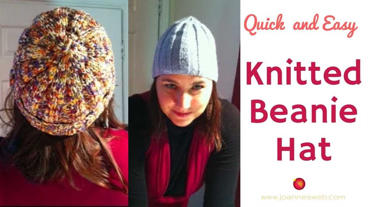 Mens easy knit hat pattern