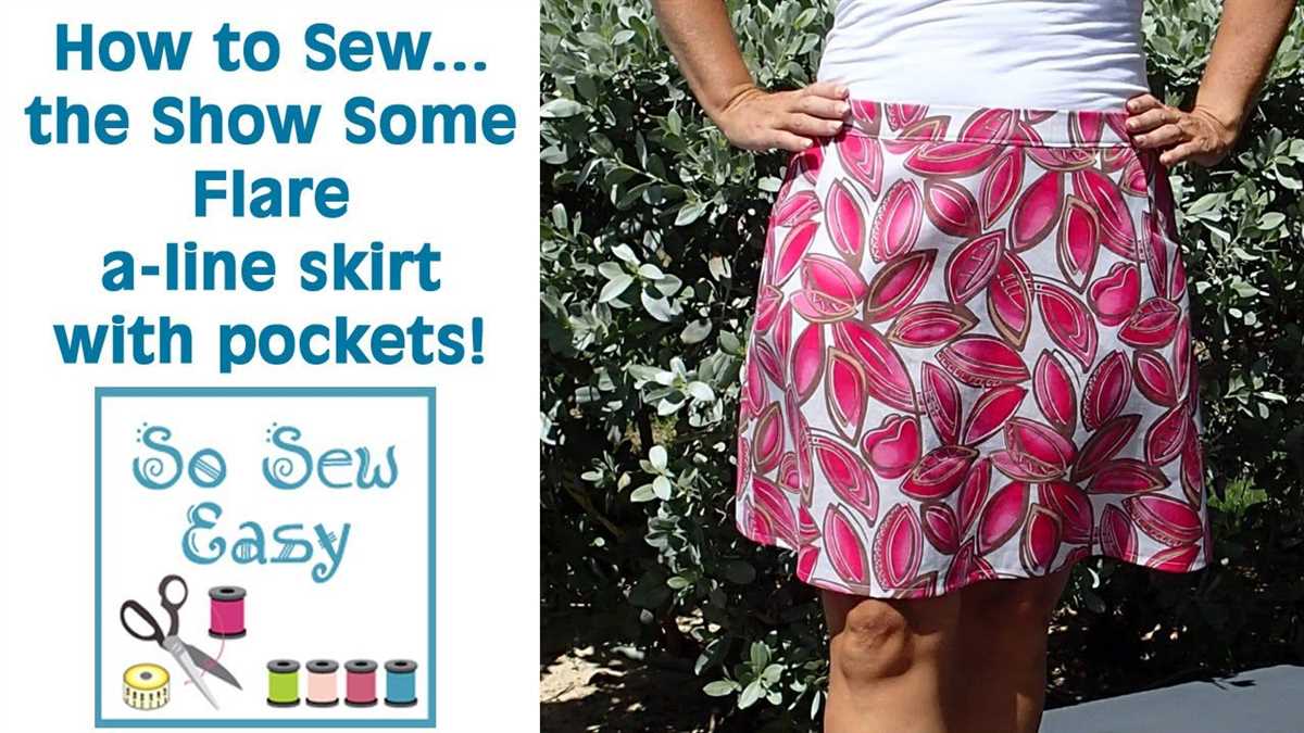 Knit a line skirt pattern