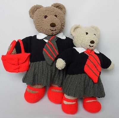 Free knitting patterns teddy bear outfits