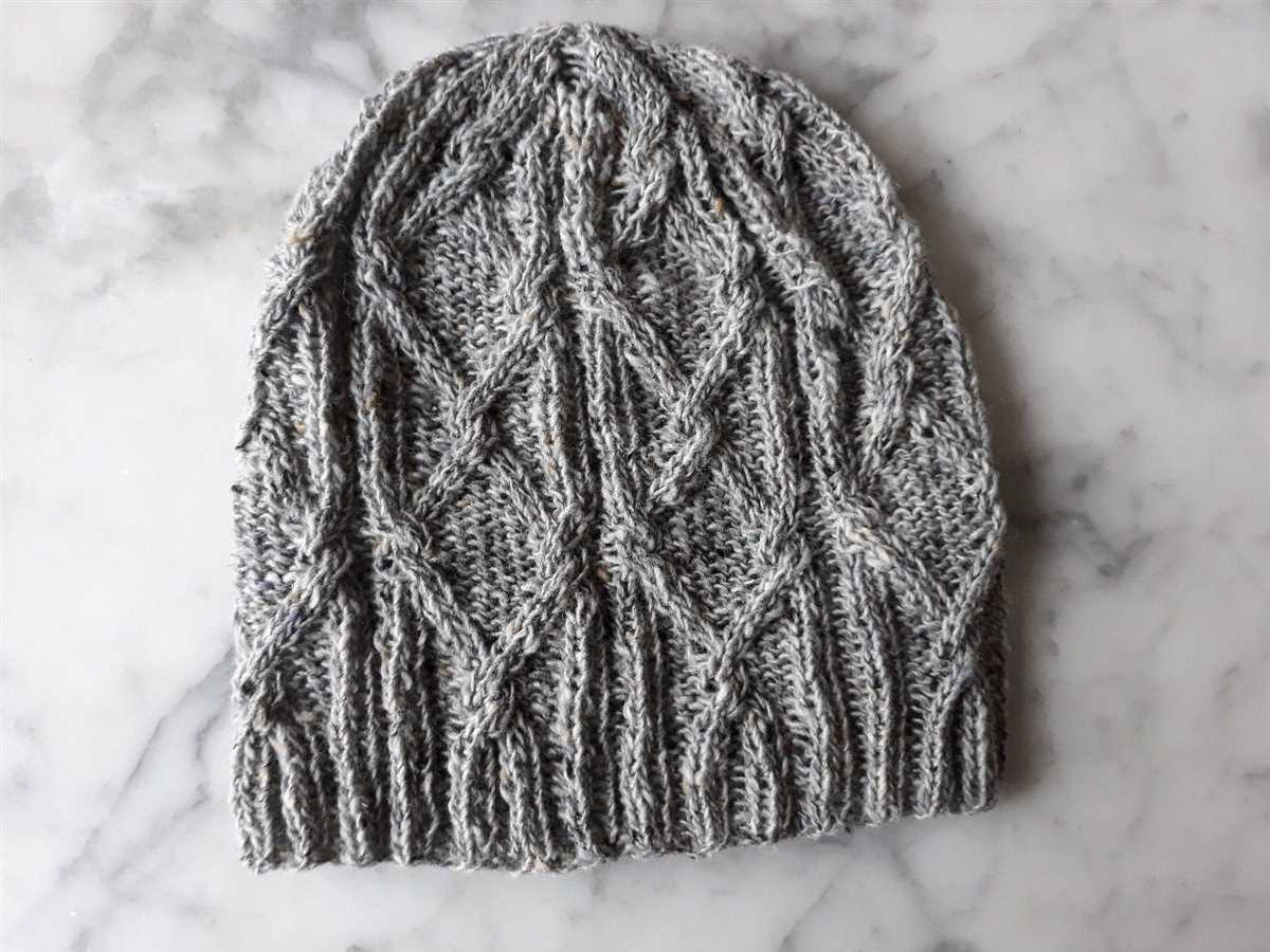Helix knit hat pattern