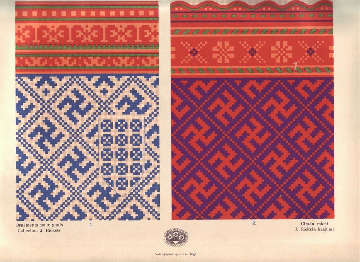 Latvian knitting patterns free