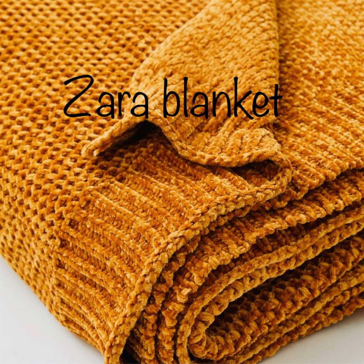 Chenille blanket knitting pattern