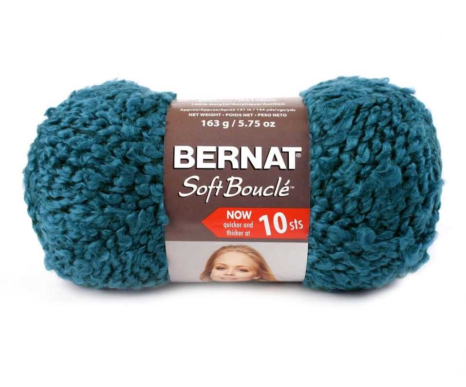 Bernat blanket yarn knit hat pattern