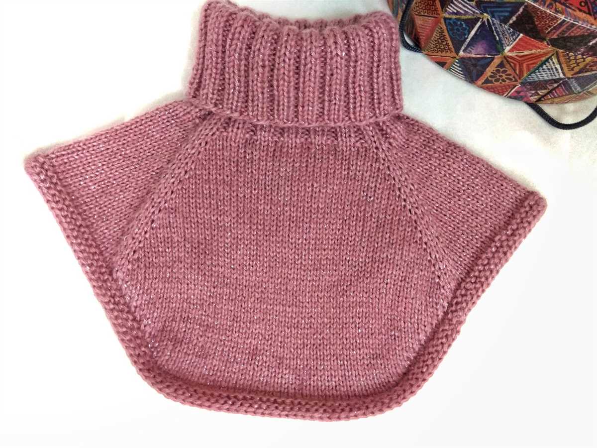 Knit dickey pattern