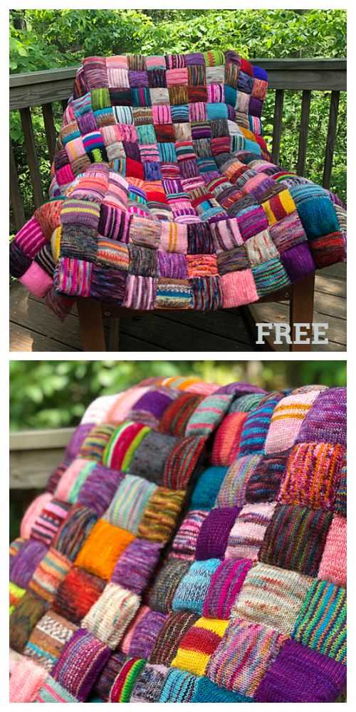 Beekeeper quilt knitting pattern