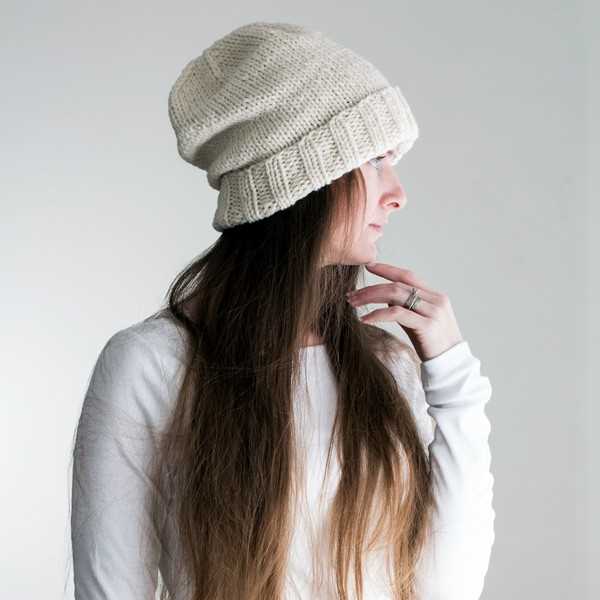 Free knitting pattern slouchy hat