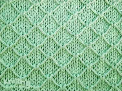 Knit with ease: 6 simple patterns with a 6 row repeat