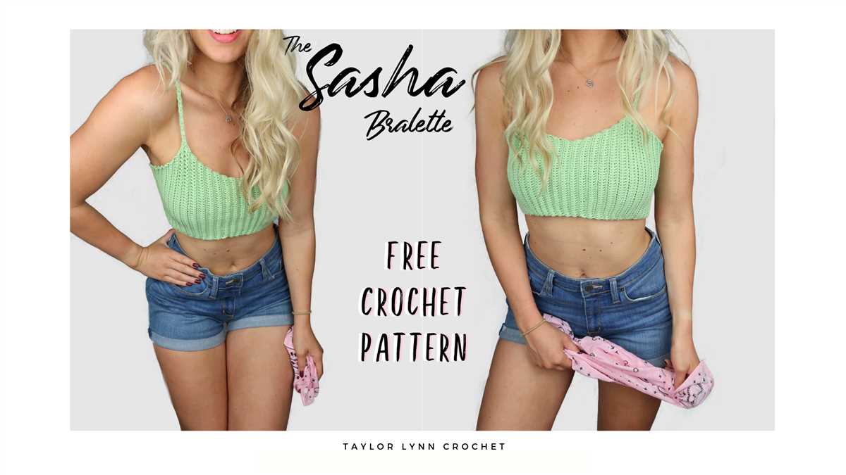 Free knit bralette pattern