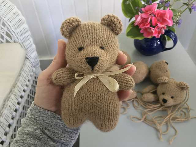 Easy teddy bear knitting pattern
