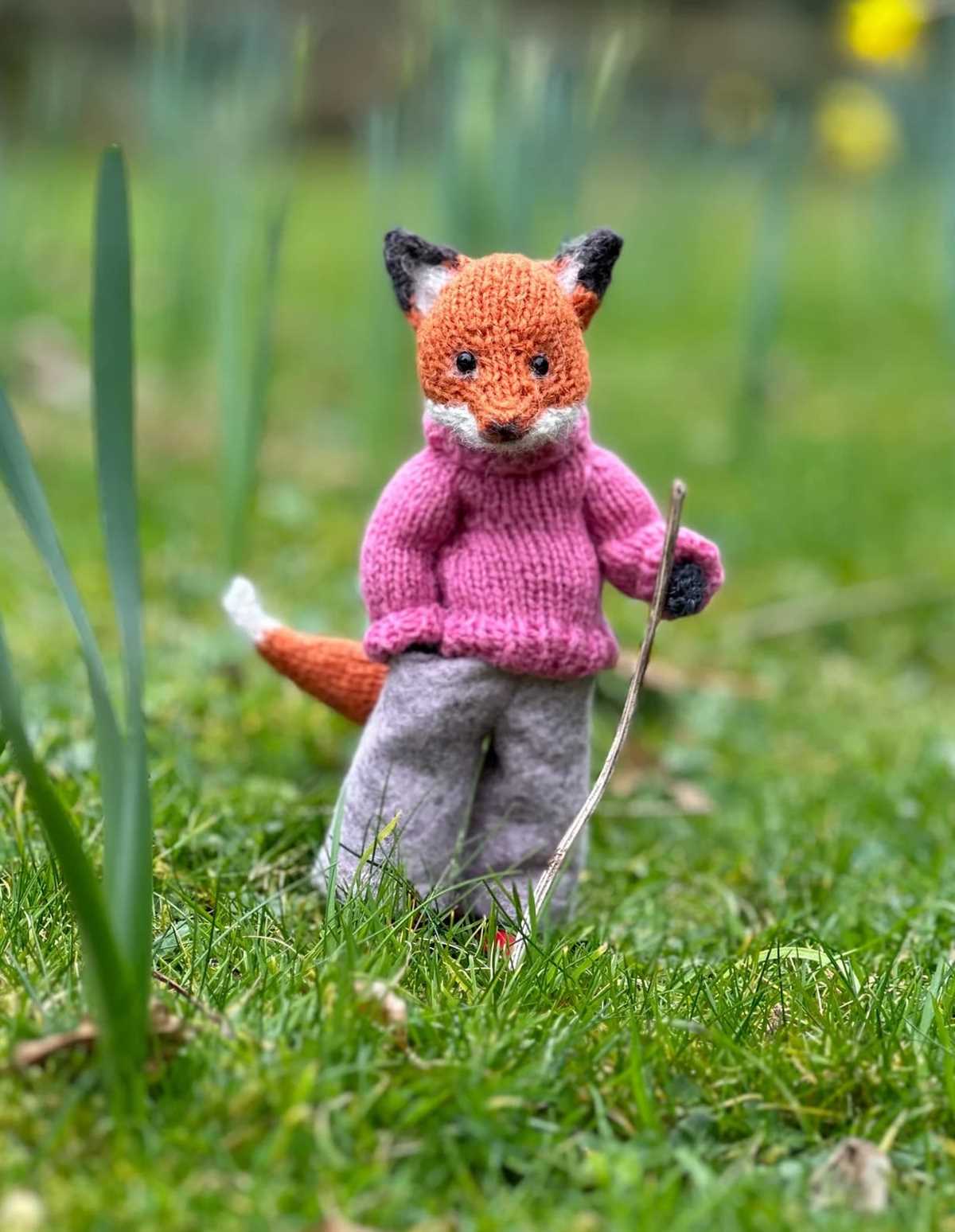 Fox knitting pattern