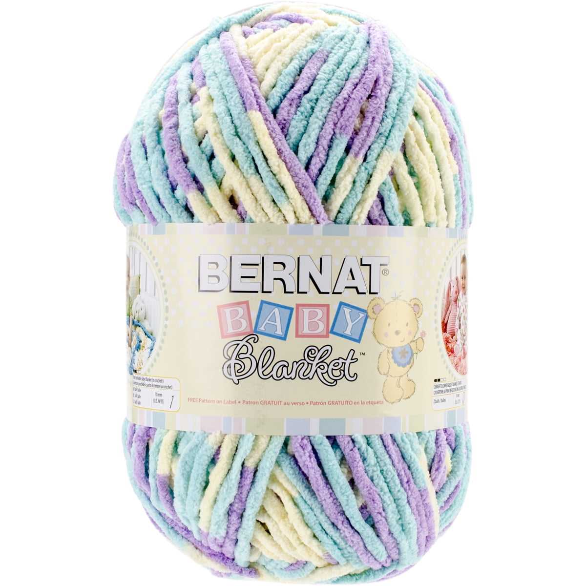 Bernat blanket yarn knit hat pattern