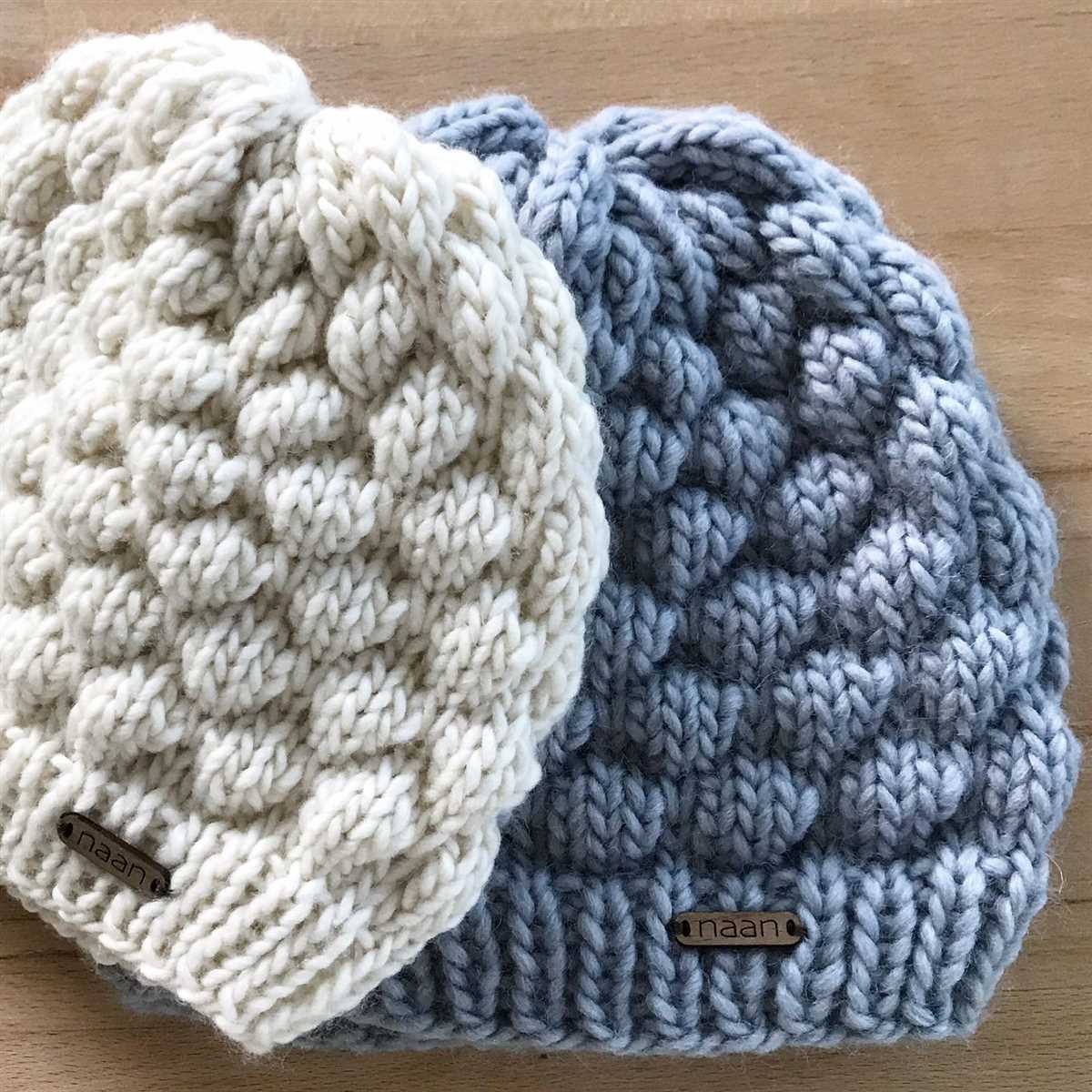 Knit and purl hat patterns