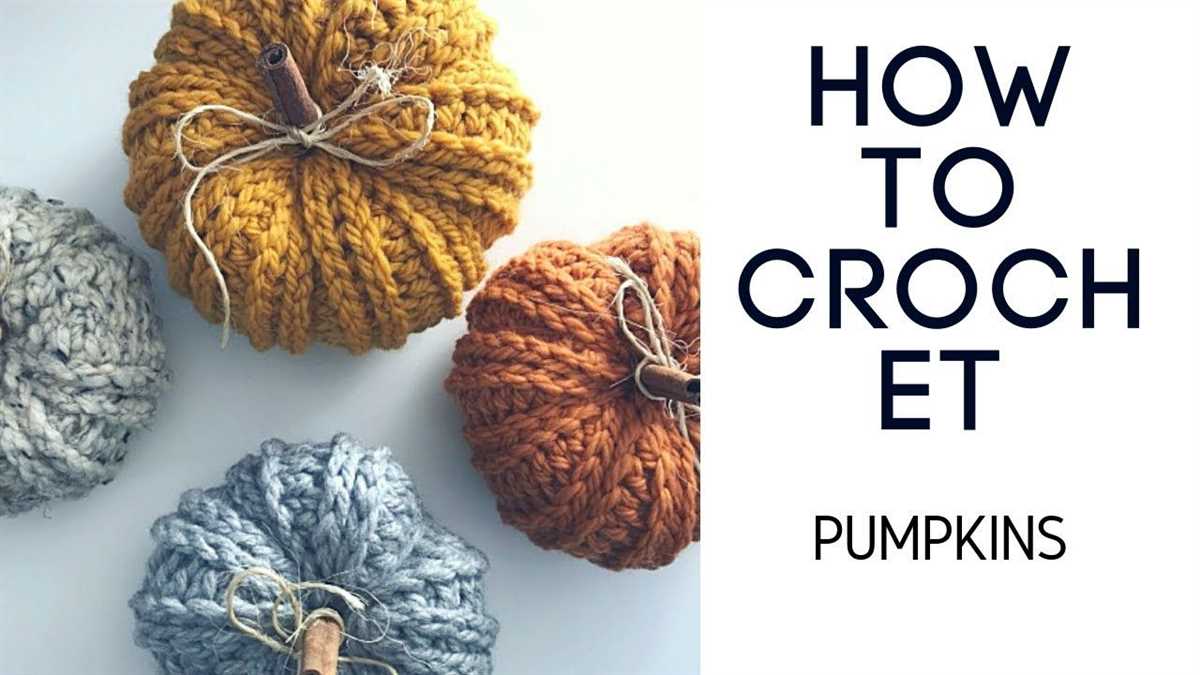 Chunky knit pumpkin pattern free