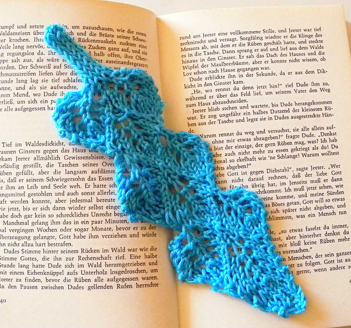 Knit bookmark patterns