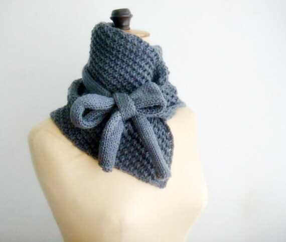 Knit pattern for neck warmer