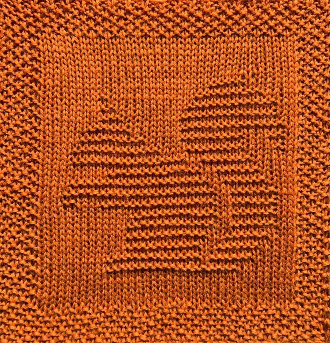 Alphabet blanket knitting pattern