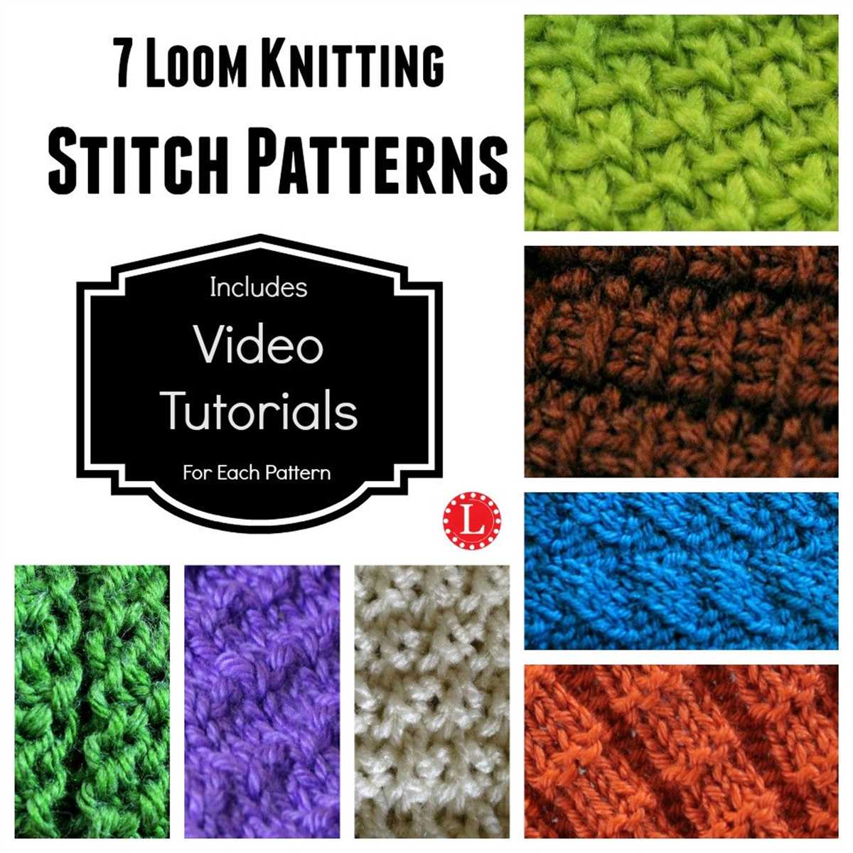 Double moss stitch knit hat pattern