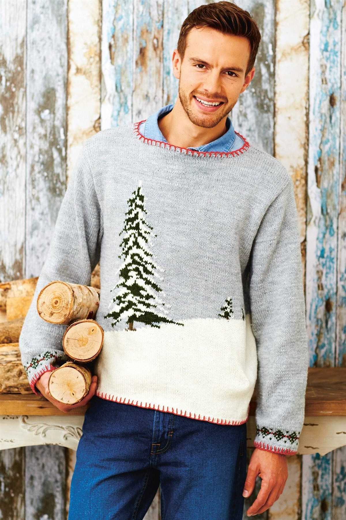 Mens jumper knitting pattern