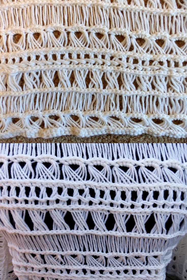 Broomstick lace knitting patterns