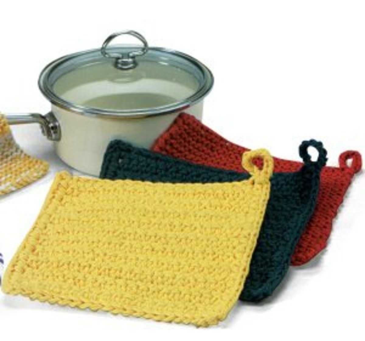 Knitted pot holder patterns free