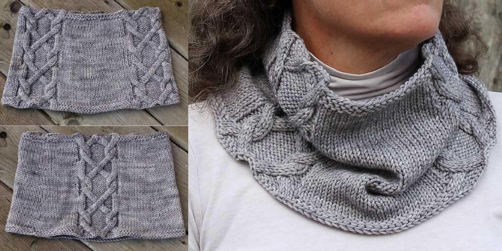 Aran snood knitting pattern free