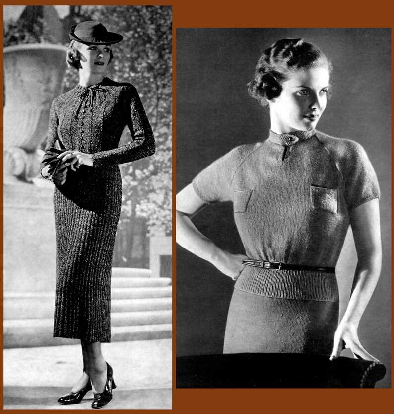 Dress knitting patterns for ladies