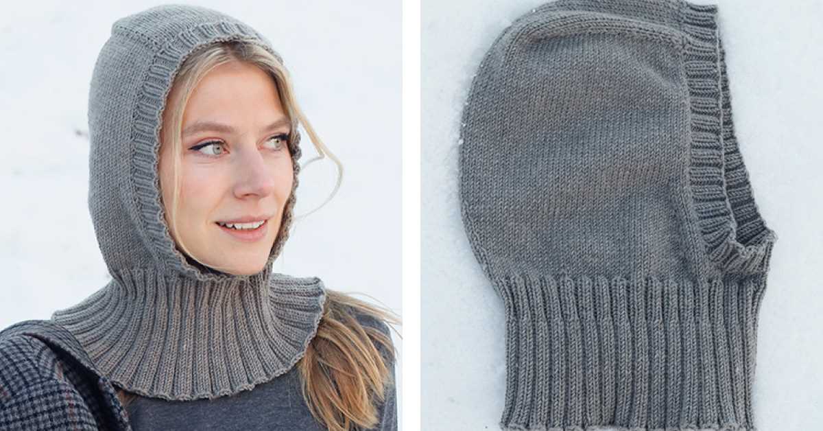 Free easy knitting pattern for a balaclava