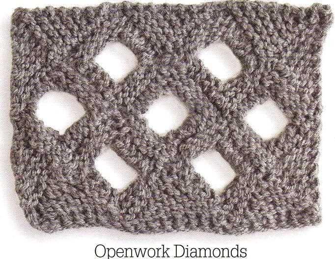 Creating Stunning Diamond Patterns with your Knitting Needles Knitting patterns diamond stitch