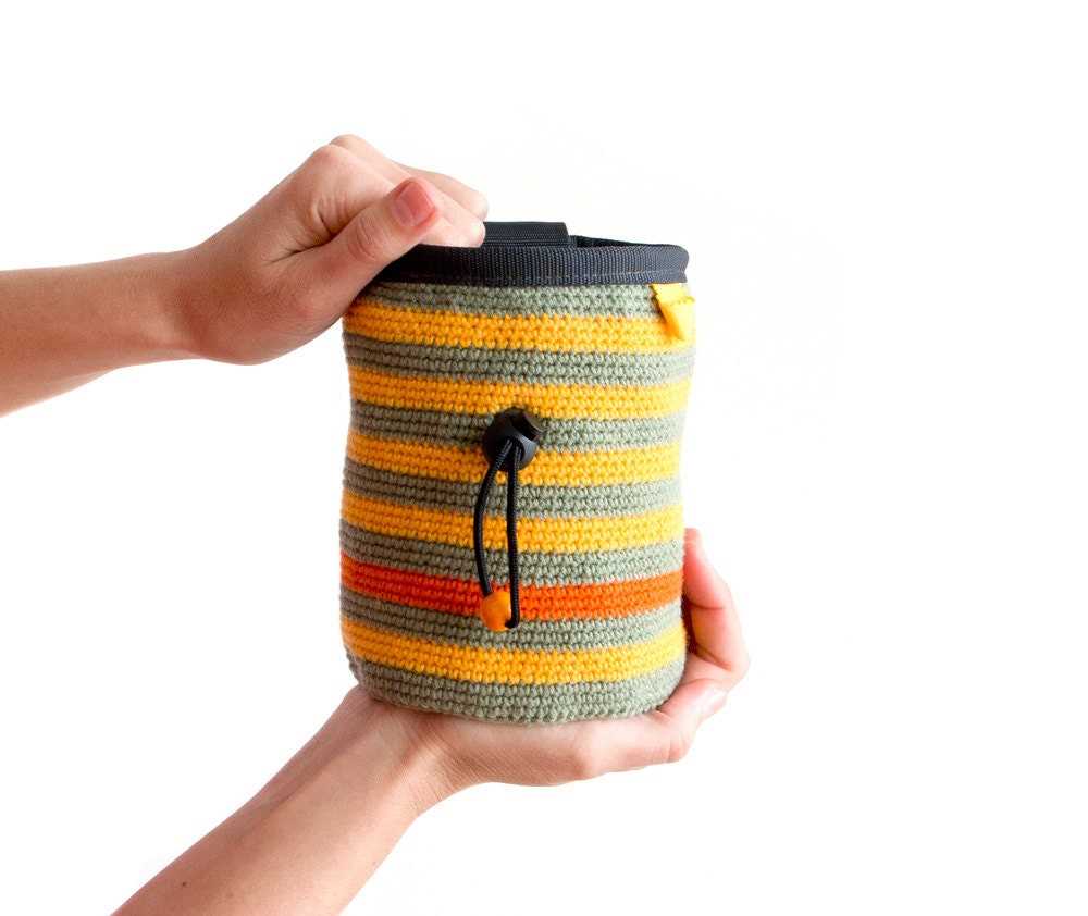 Knit chalk bag pattern