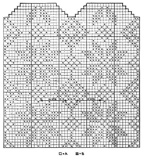 Men's mittens knitting pattern