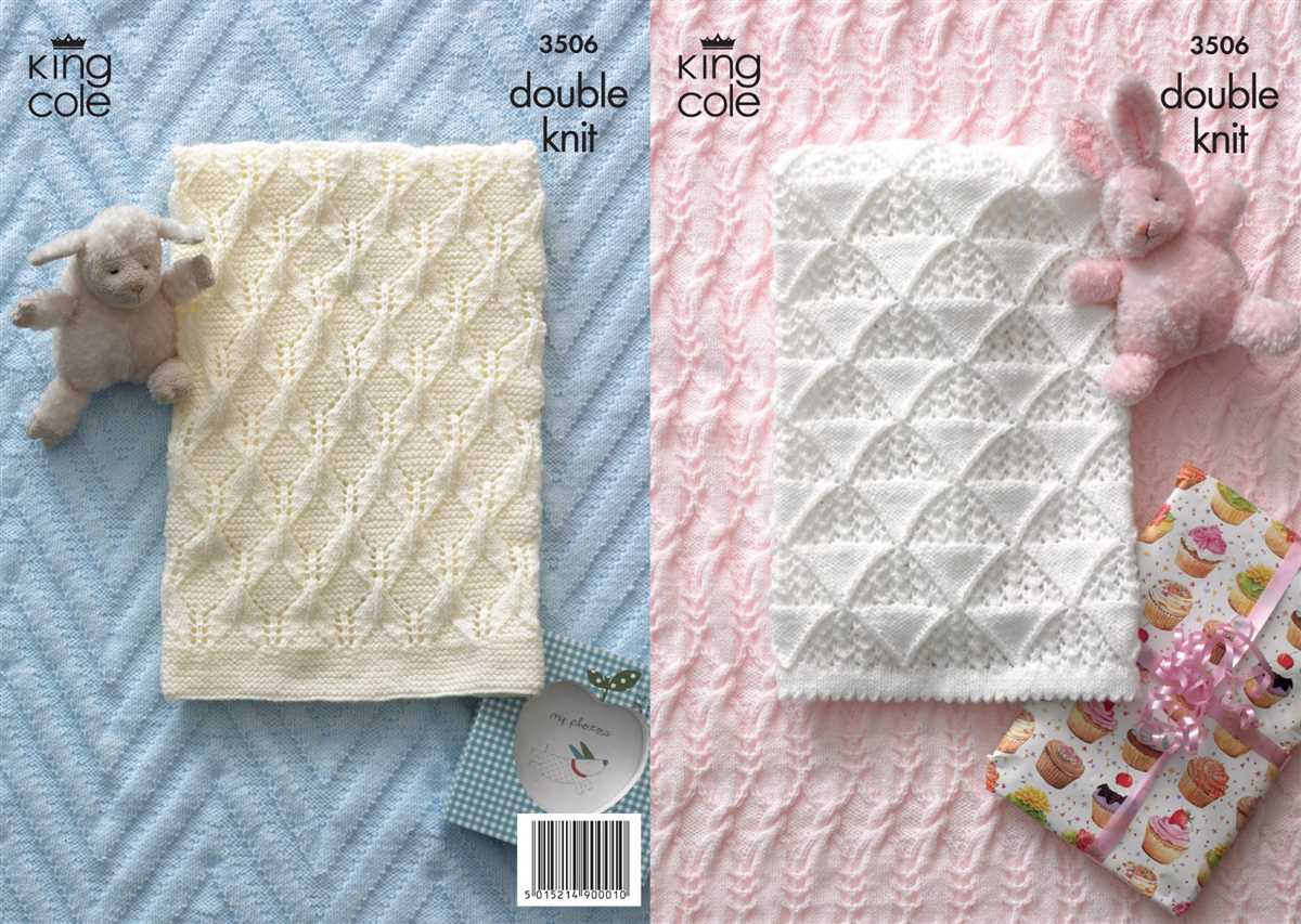Double knit blanket pattern free