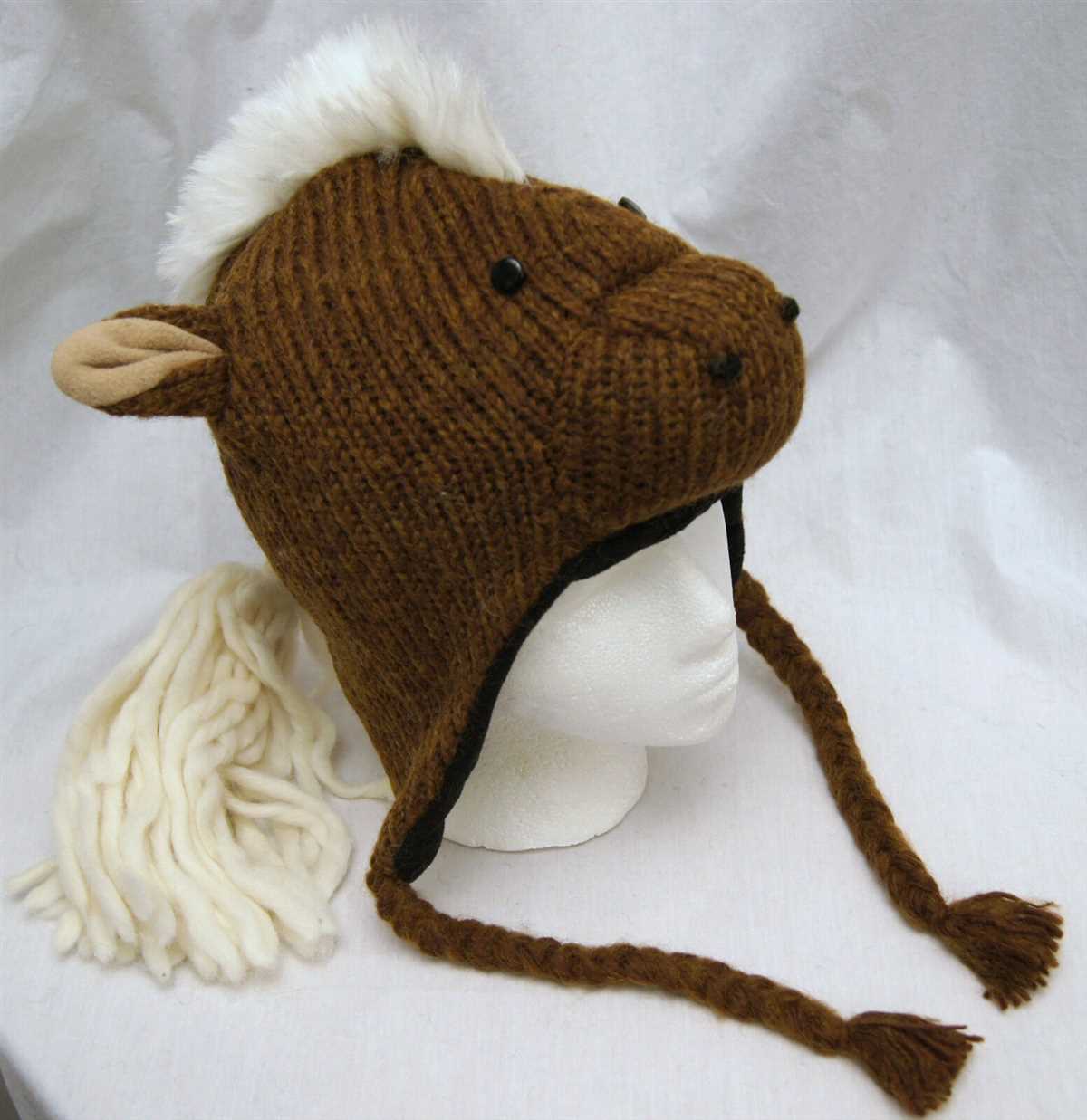 Hat for horse knitting pattern