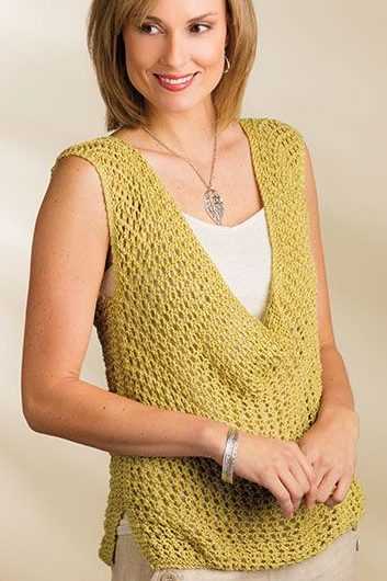 Knitting patterns tank tops ladies