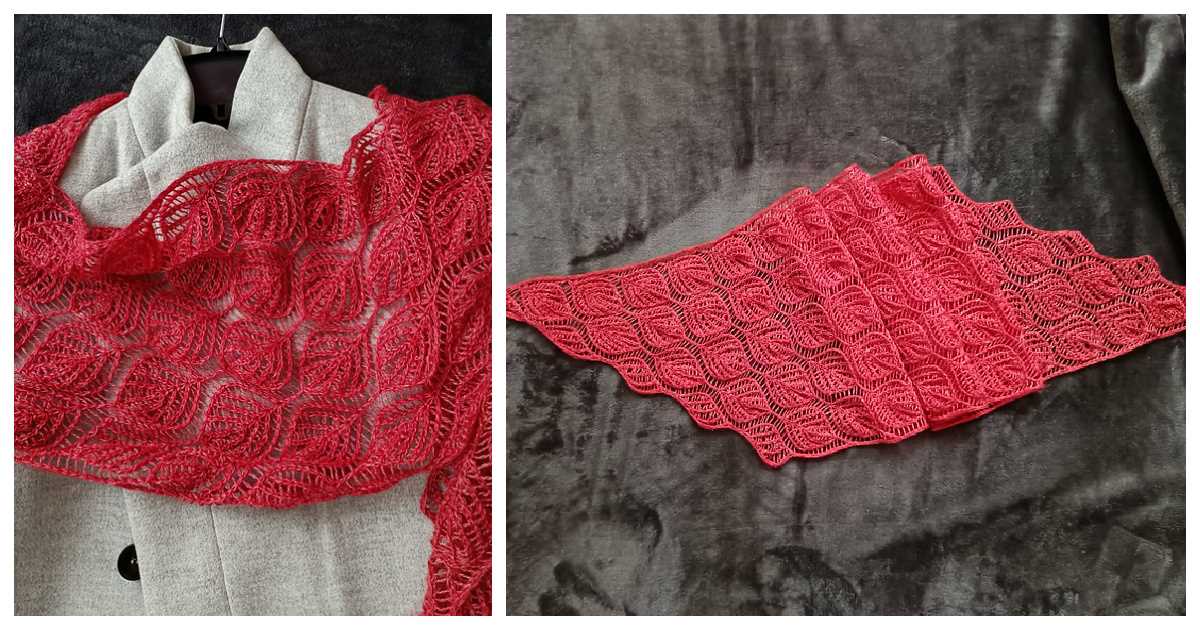 Free knitting pattern for shawl with pockets