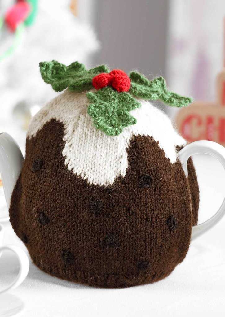 Knitting pattern for christmas pudding