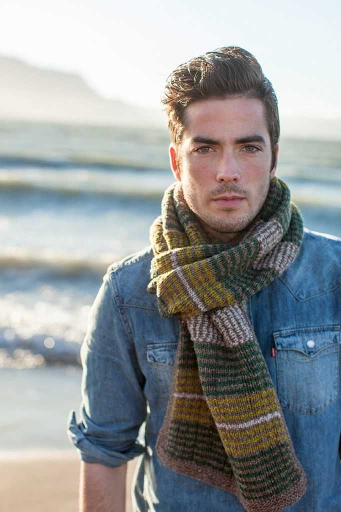 Mens scarf knitting patterns