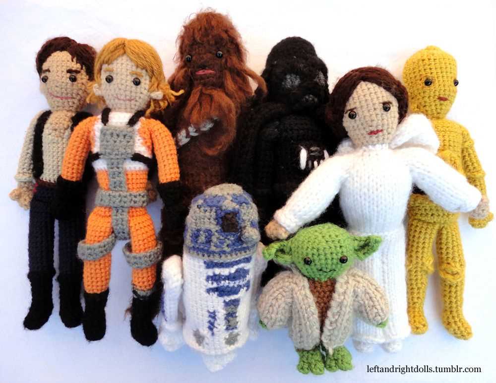 Free star wars knitting patterns toys