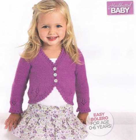 Childs bolero knitting pattern free