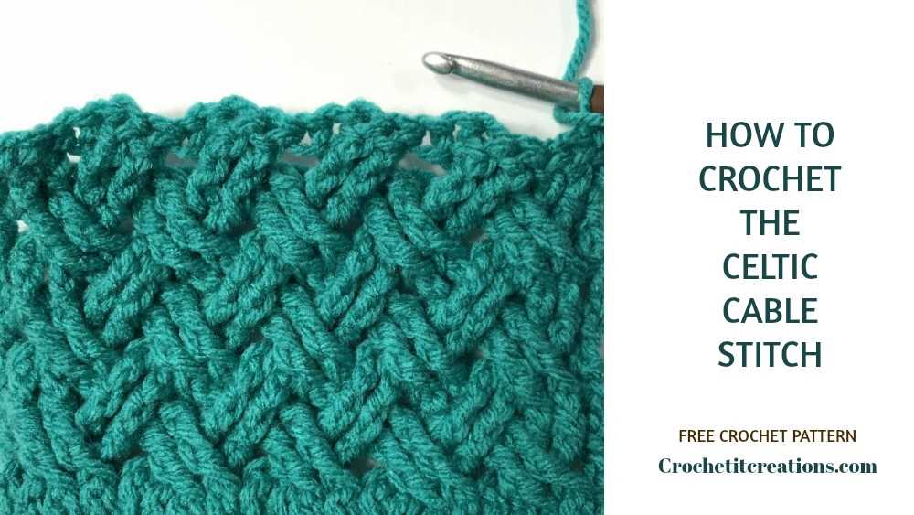 Celtic cable scarf knitting pattern free
