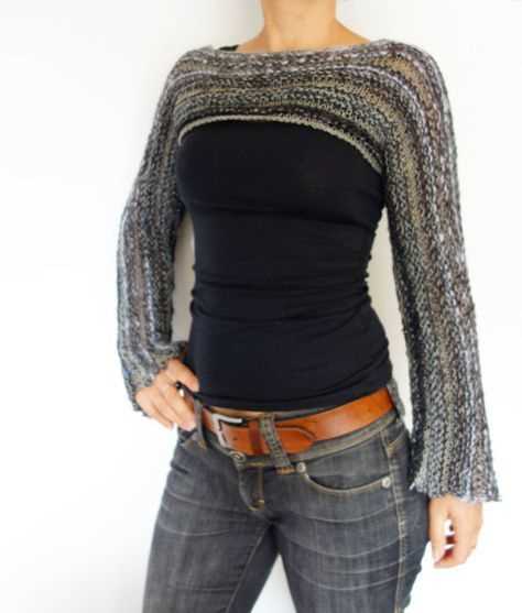Crop top knit pattern