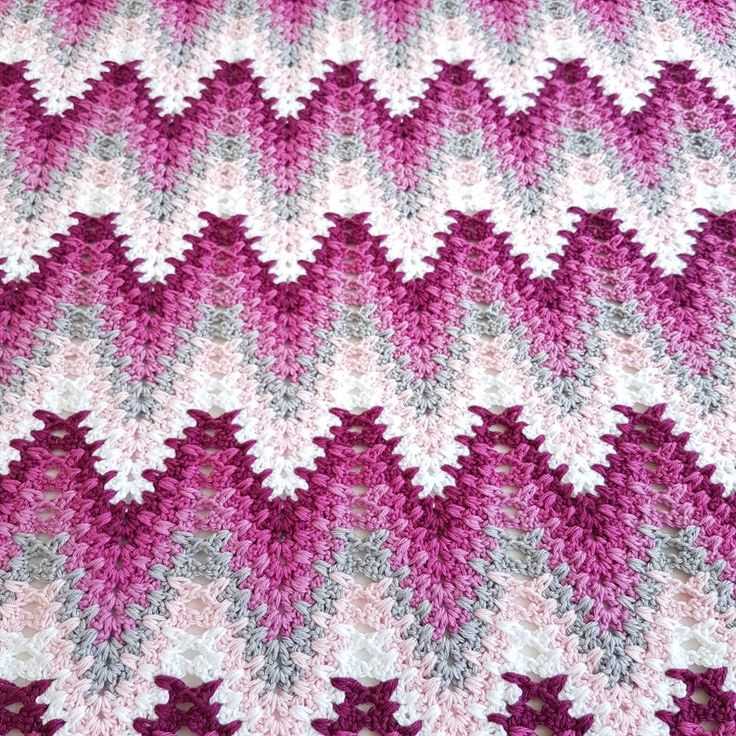 Knit ripple pattern